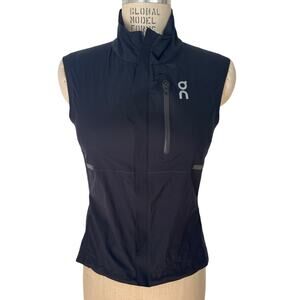On Running Weather Vest Women Size XS in Black